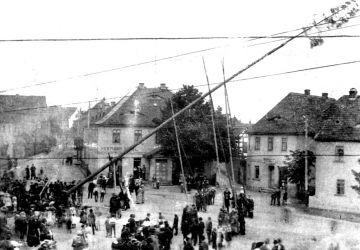 1910 Maibaumsetzen